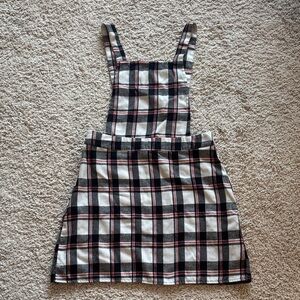 Black plaid dress
